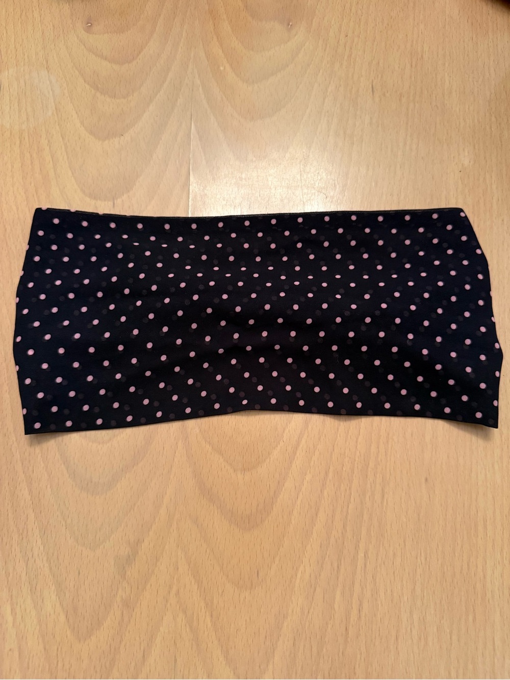 HOLT RENFREW Polka Dot Chiffon Headband